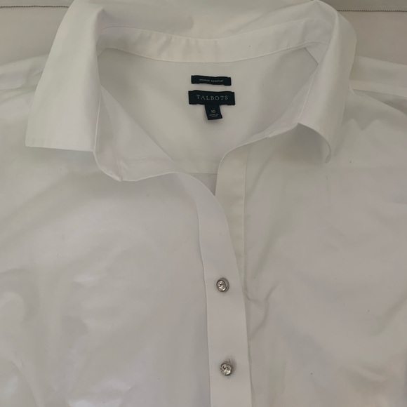 Women’s TALBOTS TUNIC Dress Shirt 10 - Picture 2 of 8